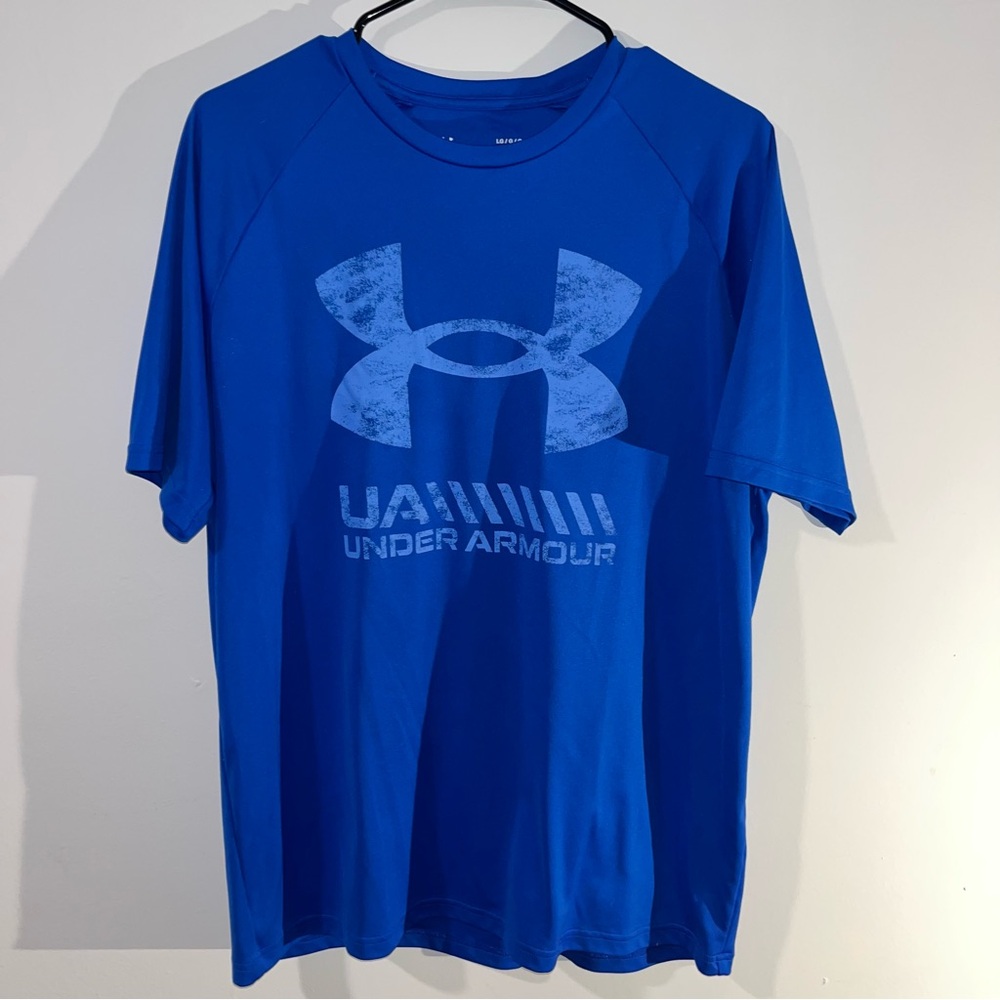 Under Armour Size LG Velocity Tee with Tonal Logo